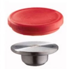 Bessey Accessoires Serre-joint 3101180 Plaque De Pression Interchangeable En Acier De Qualité Avec Couvercle En Plastique 4 Pièces