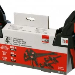 Bessey Serre-joint EZM-EZL - SET Presse Une Main 4 Pièces