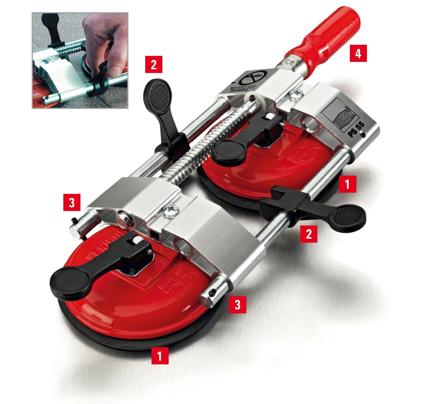 Bessey Serre-joint PS55 Presse à Panneaux 10-55 Mm 2 Bessey Serre-joint PS55 Presse à Panneaux 10-55 Mm – Image 2