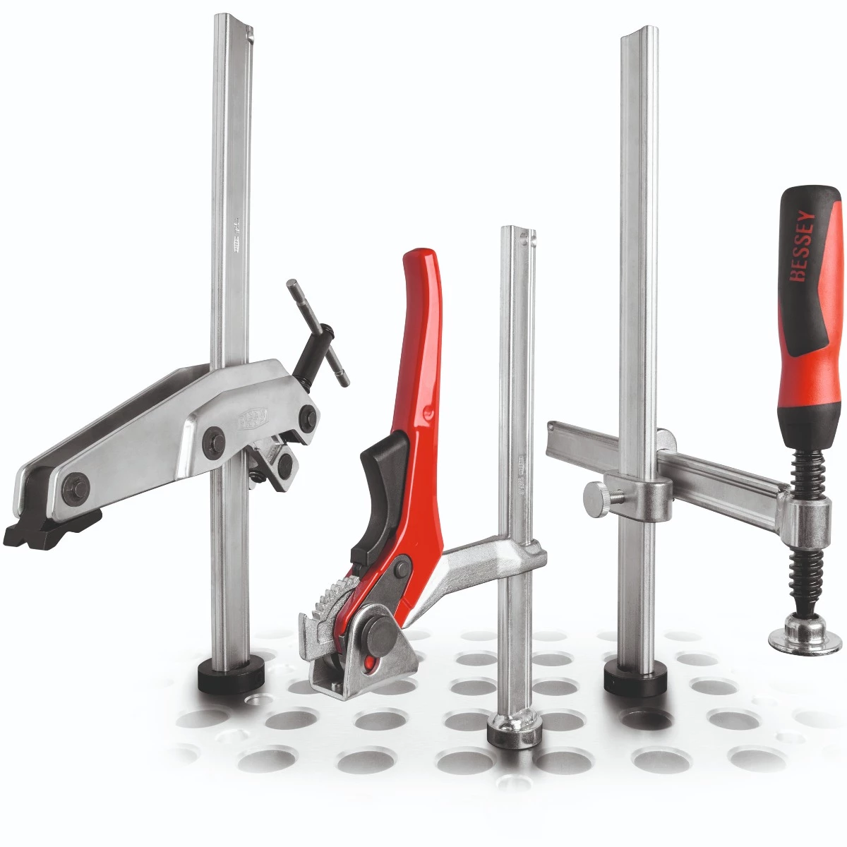 Bessey Pinces De Serrage TW28-30-12H Élément De Serrage Pour Tables De Soudage Avec Bras De Levier 300/120 2 Bessey Pinces De Serrage TW28-30-12H Élément De Serrage Pour Tables De Soudage Avec Bras De Levier 300/120 – Image 2