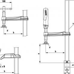 Bessey Pinces De Serrage TW28-30-12H Élément De Serrage Pour Tables De Soudage Avec Bras De Levier 300/120 8 Bessey Pinces De Serrage TW28-30-12H Élément De Serrage Pour Tables De Soudage Avec Bras De Levier 300/120 -Outils de serrage Soldes tw28 30 12h element de serrage pour tables de soudage avec bras de levier 300 120 2